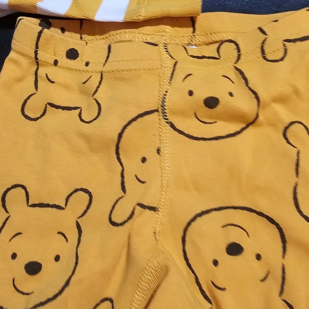 Hanna Andersson Disney Baby Winnie The‎ Pooh Yellow Pajamas 70 6-12 Months